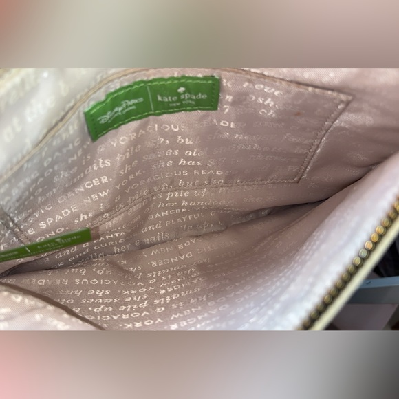 kate spade+ Disney STORYBOOK "Imagination Has No Age" canvas clutch EUC - Picture 13 of 13